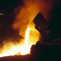 Stahlschmelze / Industriefotografie